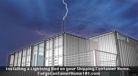 shipping container homes lightning damage